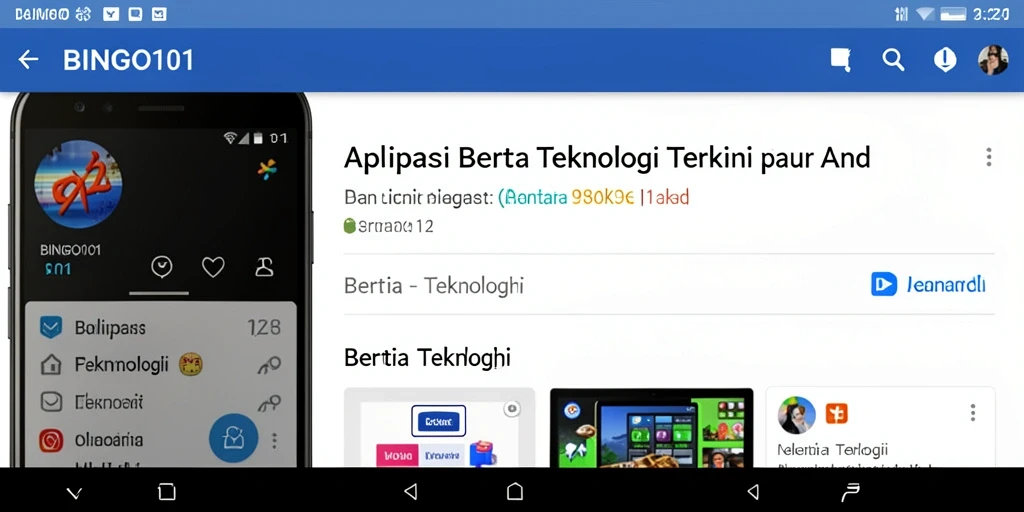 Tampilan antarmuka BINGO101 yang modern dan menarik.