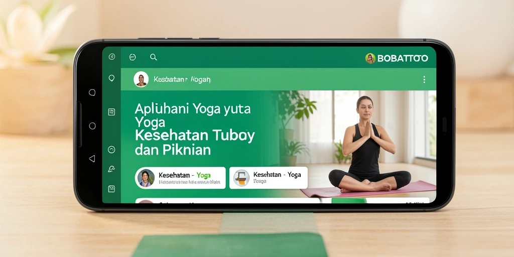 Screenshot utama BOBATOTO menunjukkan antarmuka Yoga yang user-friendly.