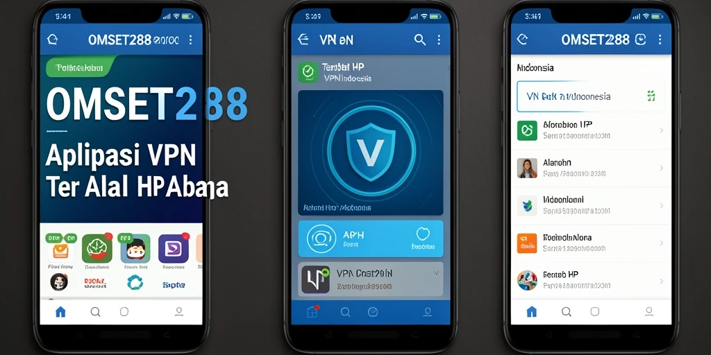 Tampilan antarmuka pengguna OMSET288 yang sederhana dan intuitif.