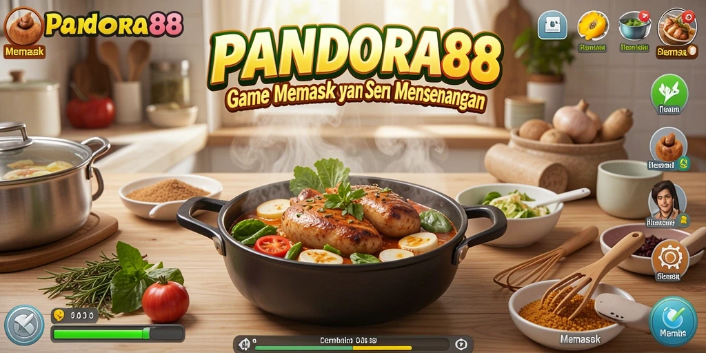 Antarmuka Memasak di PANDORA88 yang menarik dan interaktif.